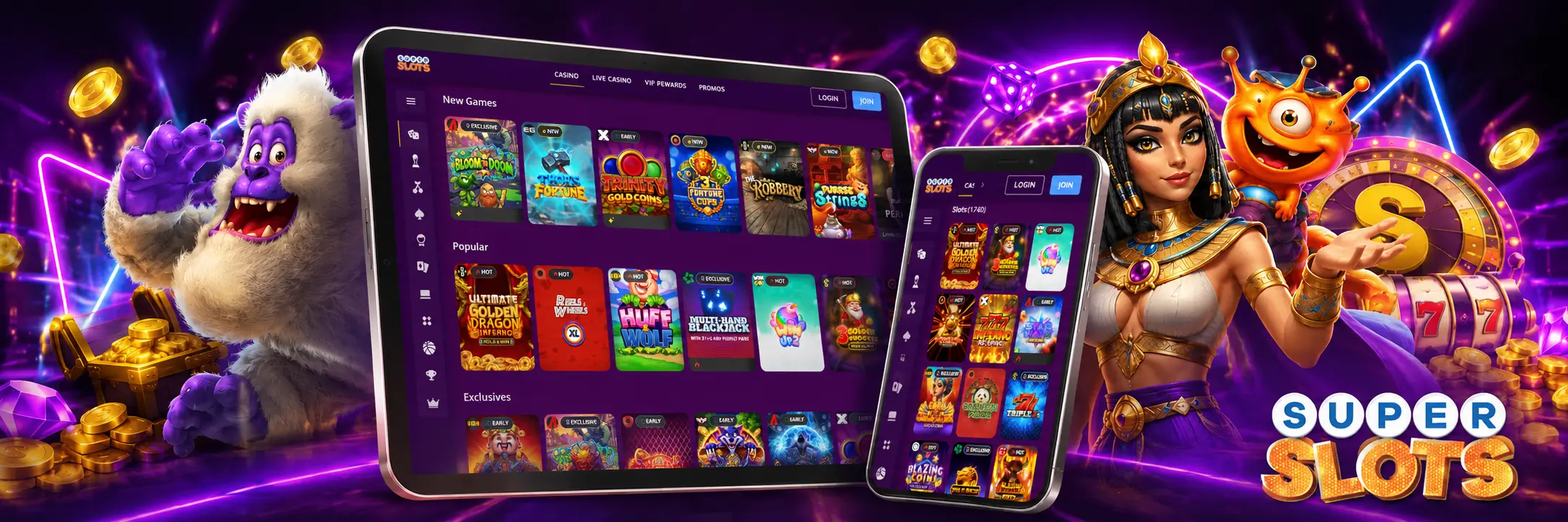 Super Slots Payment Methods and Currencies