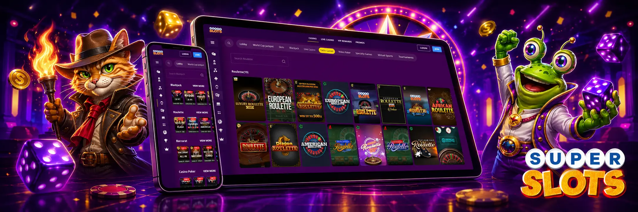 Starting Slot Play at Super Slots